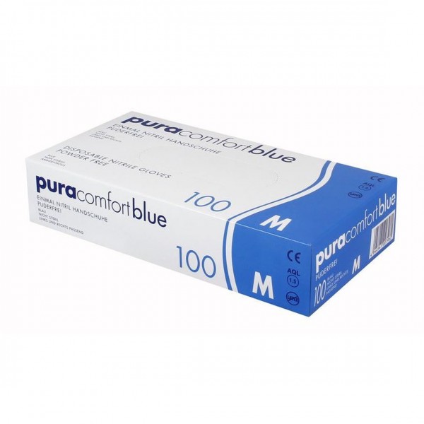 Nitril Handschuhe blau "Pura Comfort Blue" Box á 100 Stück