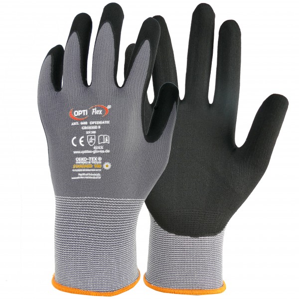 MaxiFlex 12 Paar Handschuhe Arbeitshandschuhe Montagehandschuh Strickhandschuh 