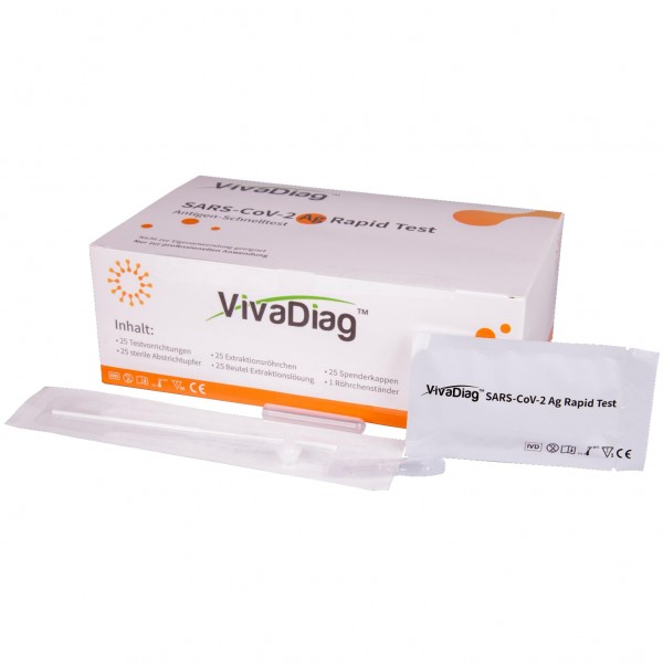 VivaDiag - VivaCheck - Corona Antigen-Schnelltest - 25 Stück
